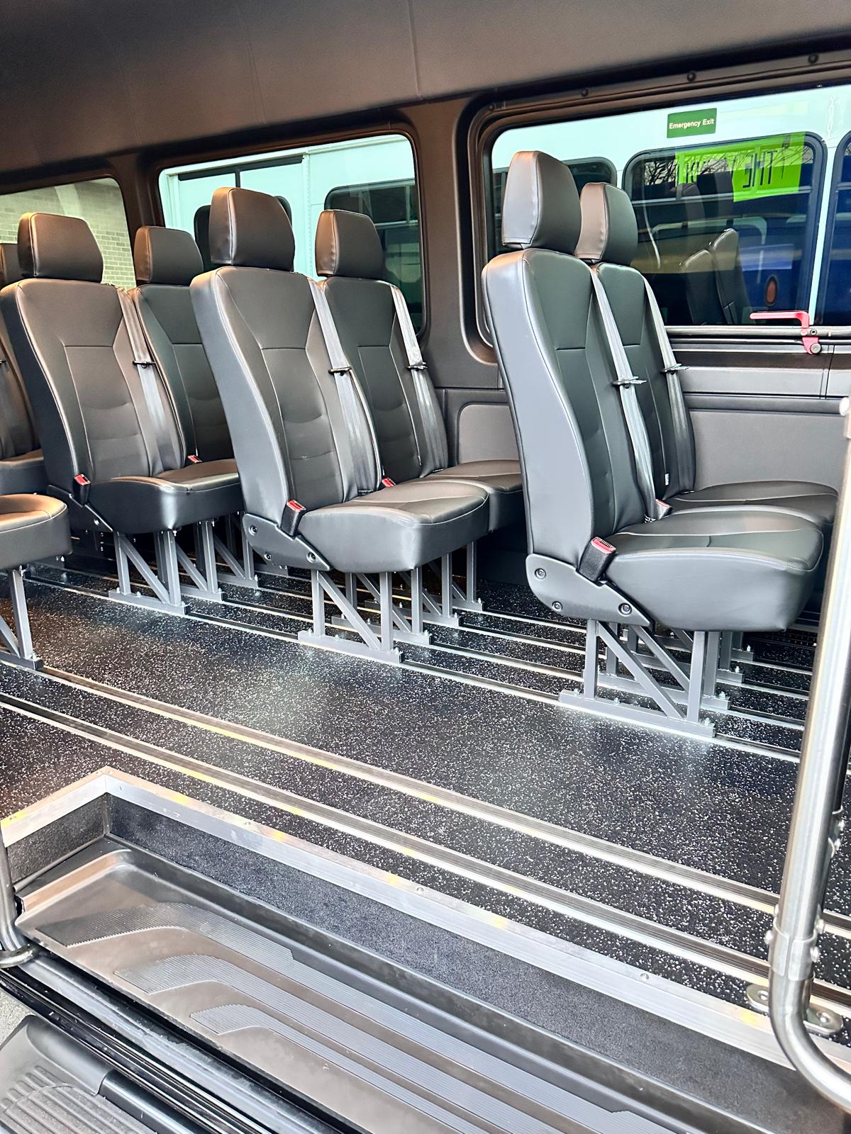 Cadillac Escalade second-row captain’s chairs with rear entertainment screen